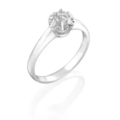 Perodri Sortija de Oro Blanco Online