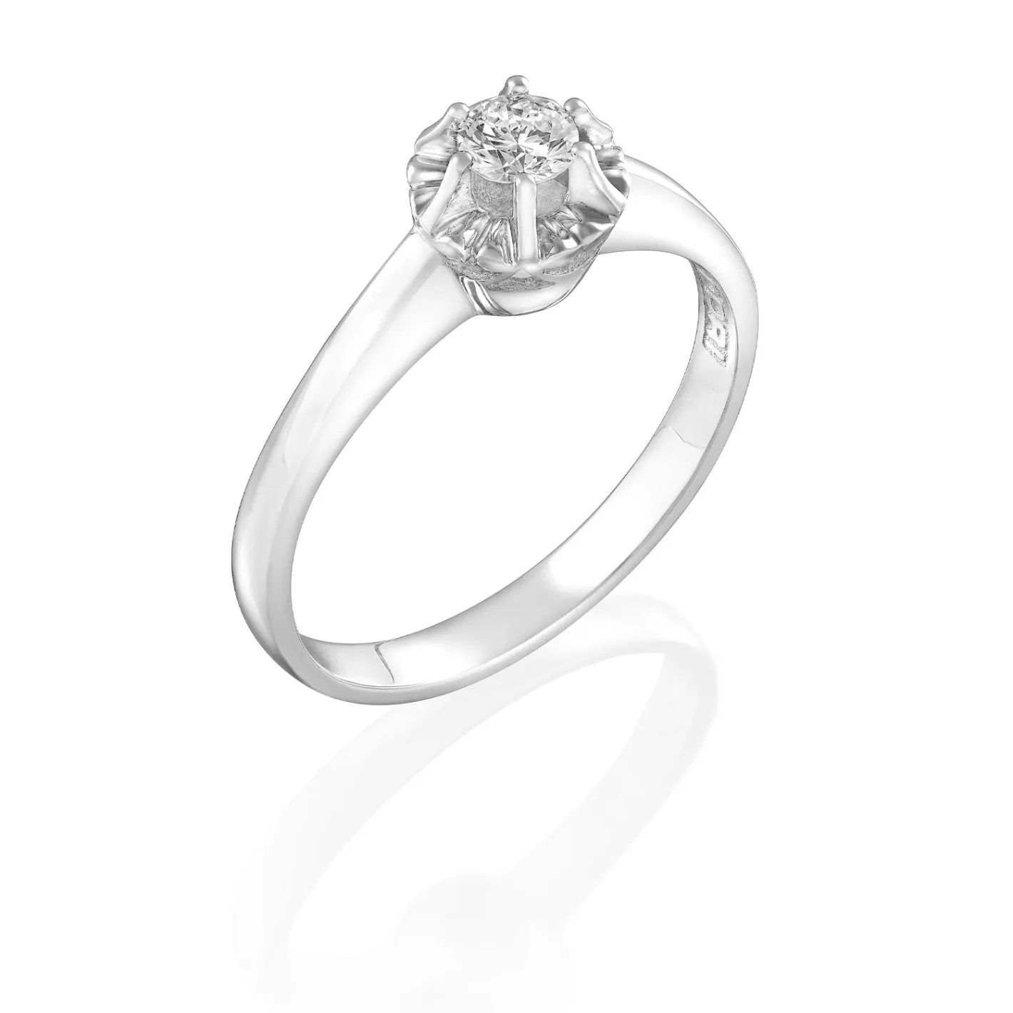 Perodri Sortija de Oro Blanco Online