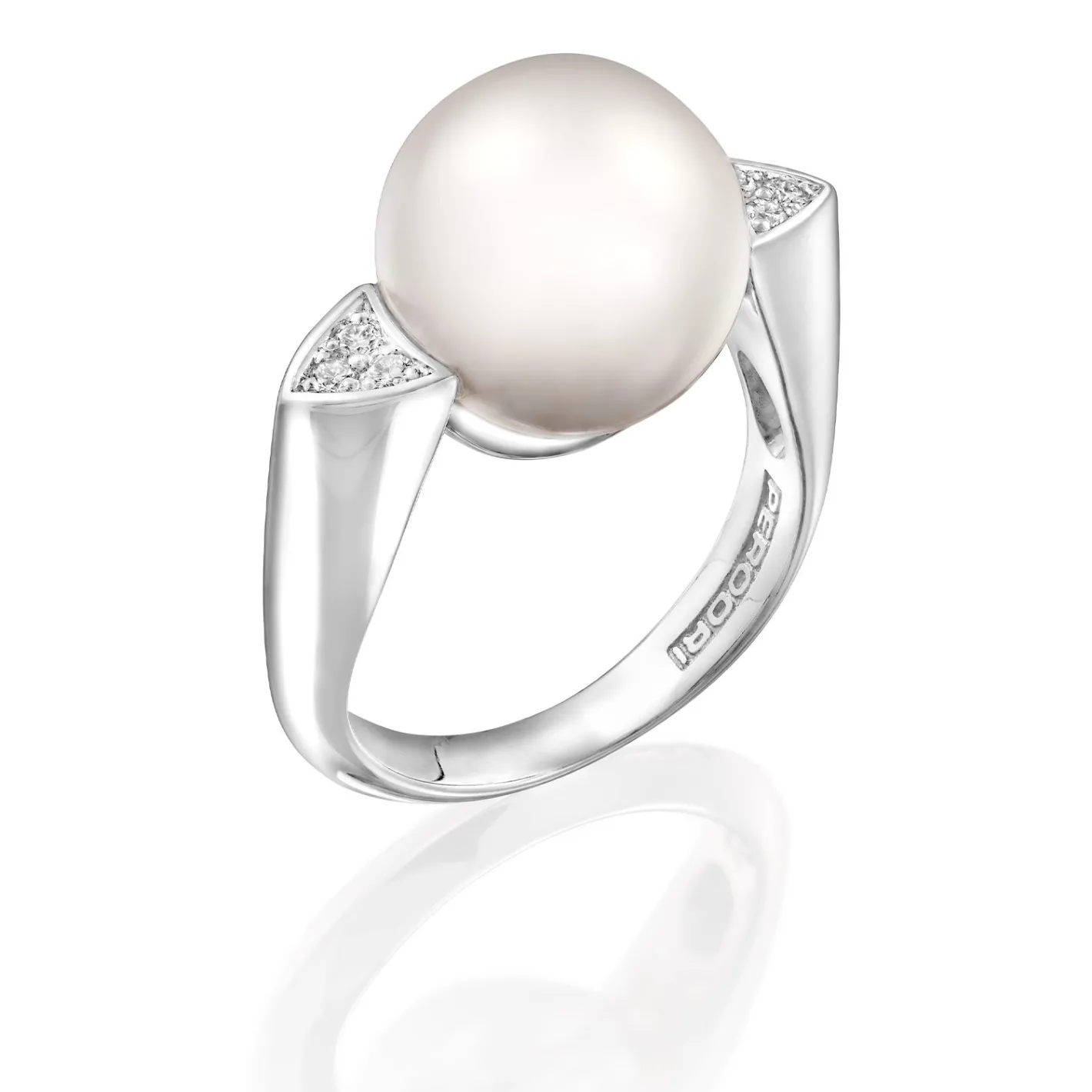 Perodri Sortija de Oro Blanco Sale