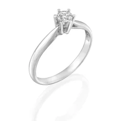 Perodri Sortija de Oro Blanco Outlet