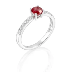 Perodri Sortija de Oro Blanco Outlet