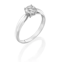 Perodri Sortija de Oro Blanco Outlet