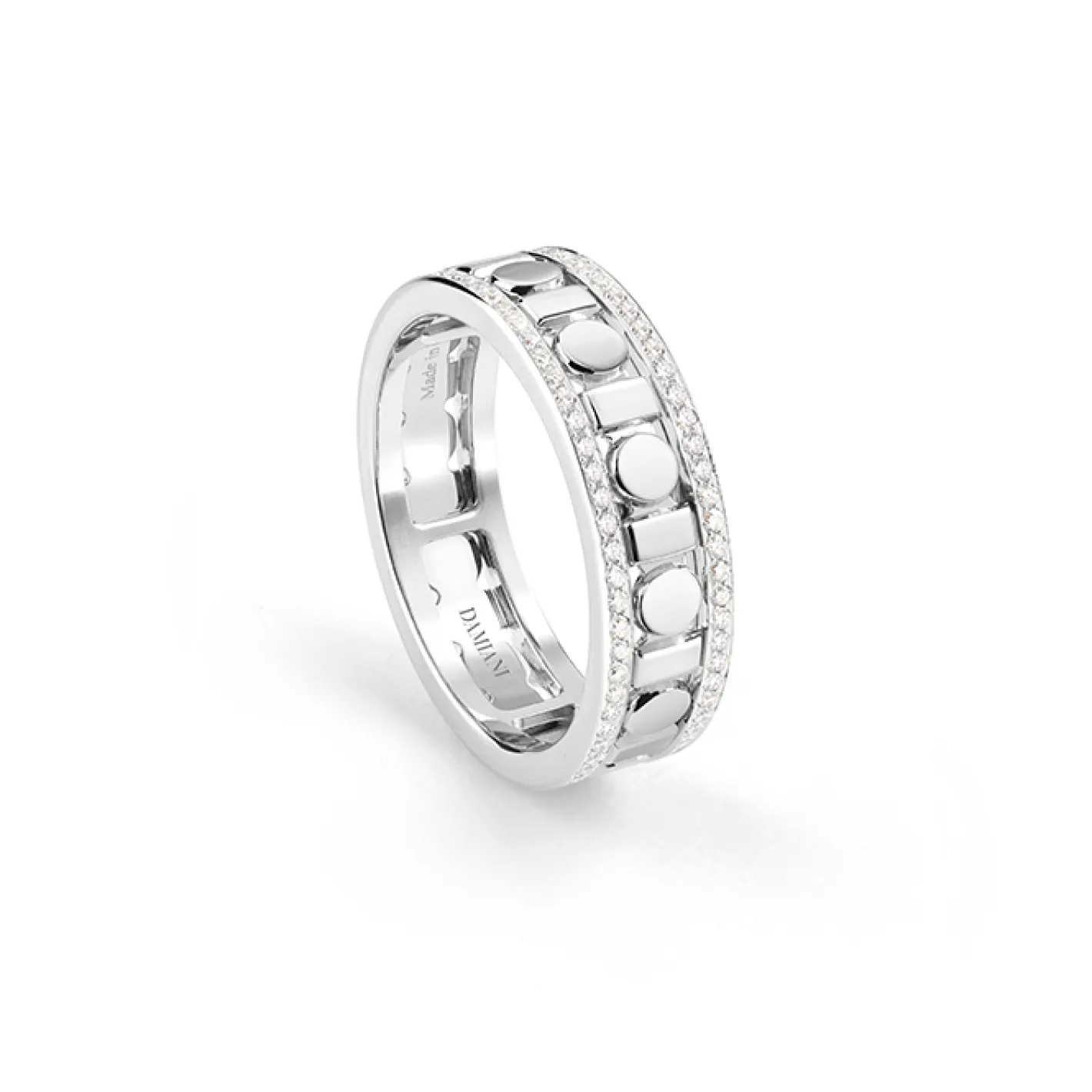 Damiani Sortija de oro blanco Belle Époque Reel Online