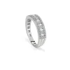 Damiani Sortija de oro blanco Belle Époque Discount