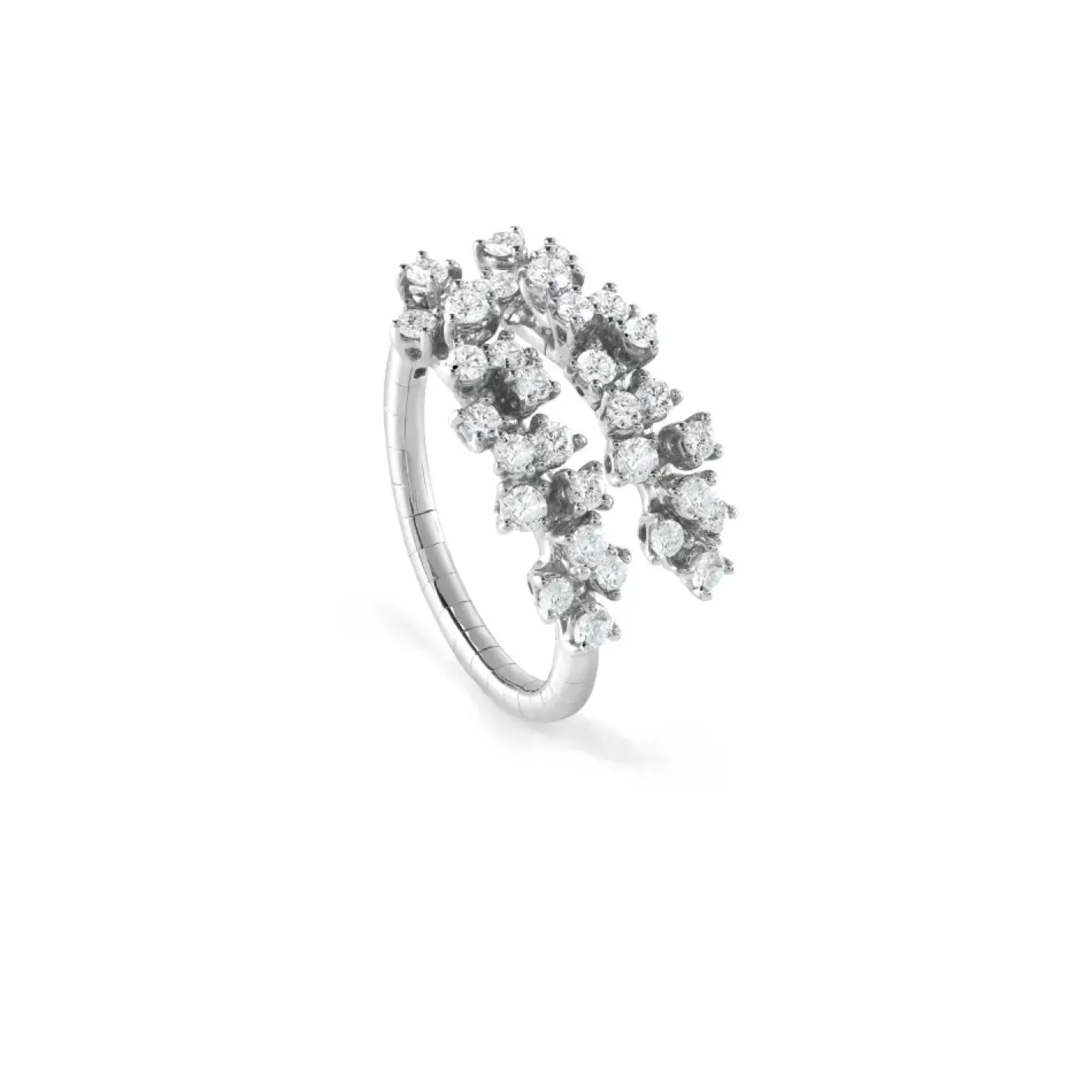 Damiani Sortija de oro blanco Mimosa Discount