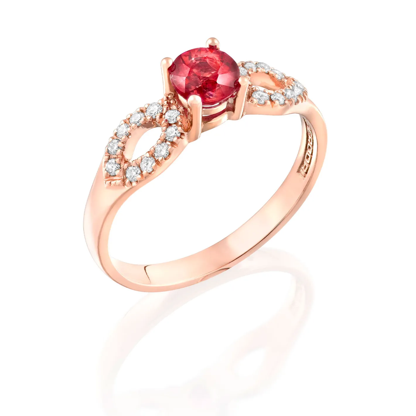 Perodri Sortija de Oro Rosa Best
