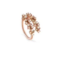 Damiani Sortija de oro rosa Mimosa Hot